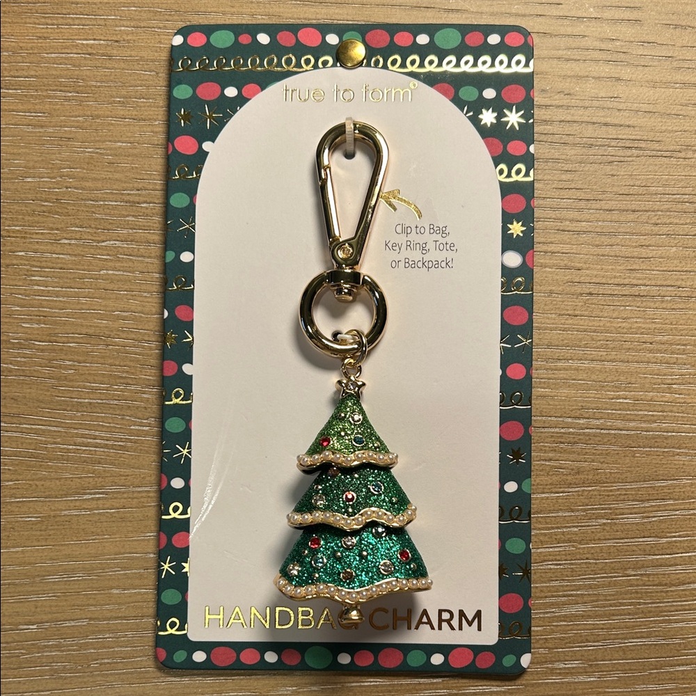 True to Form Christmas Tree Bag Charm/Keychain